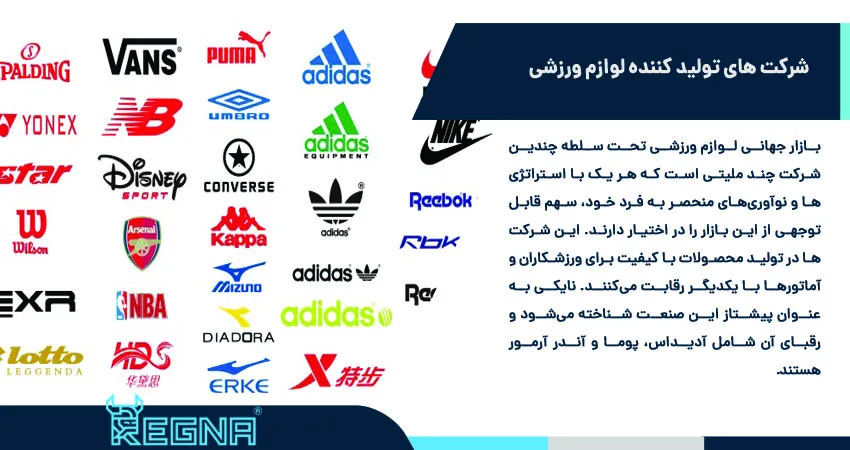 شرکت های تولید کننده لوازم ورزشی