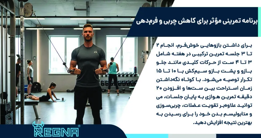 برنامه تمرینی مؤثر برای کاهش چربی و فرم دهی