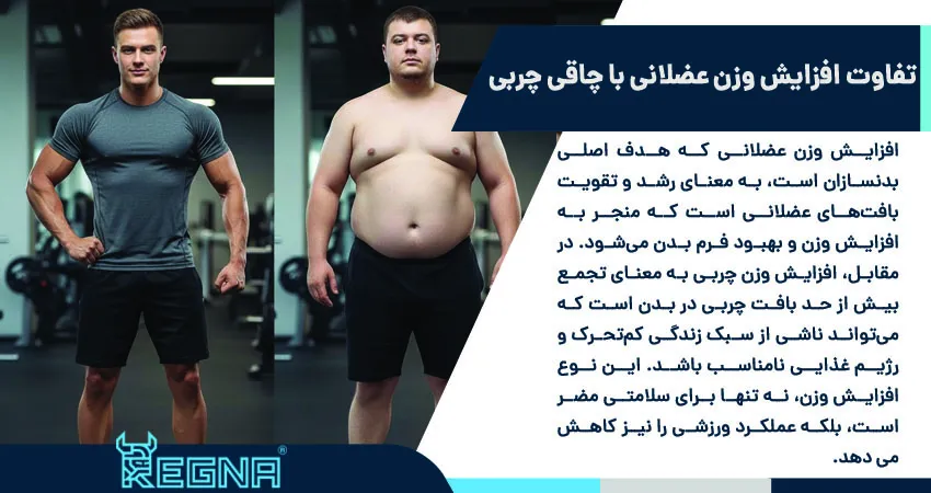 تفاوت افزایش وزن عضلانی با چاقی چربی