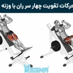 حرکات تقویت چهار سر ران با وزنه